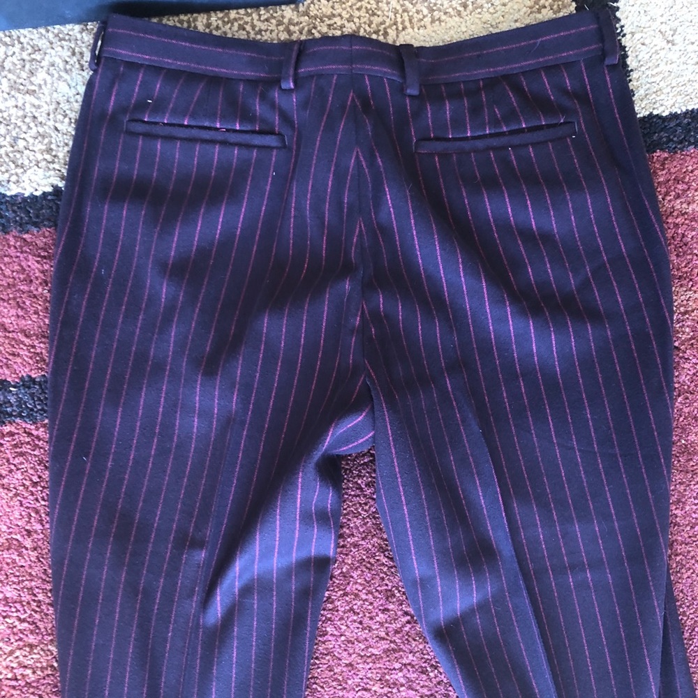 Topman men’s pinstriped trousers